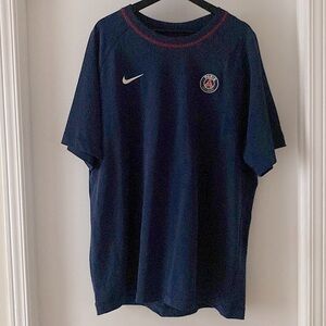 PARIS SAINT-GERMAIN, Nike Navy Blue short   T-Shirt Size X-Large